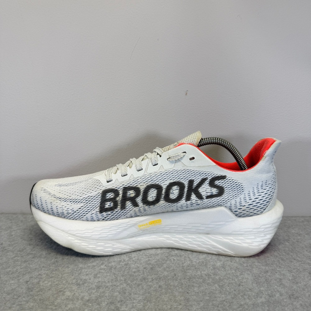 Brooks Hyperion Max 2 Womens Shoes Size 9 White & Orange Sneakers 1204231B443 - Picture 7 of 10